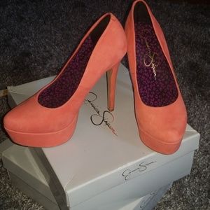 Suede Platform Pumps